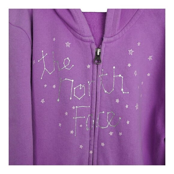 Girl's The North Face Purple Sweatshirt Hoodie Size M - Picture 3 of 9